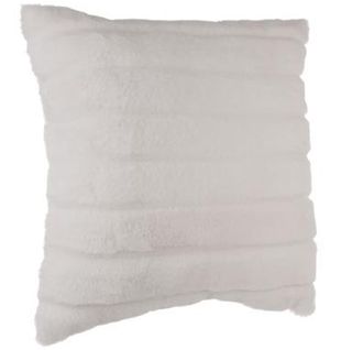 Coussin Carré Déhoussable, Coloris Blanc - Dim : 45 X 45 Cm