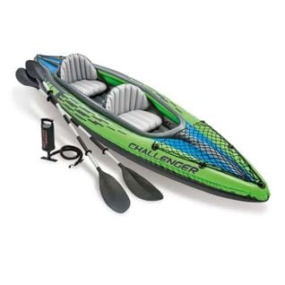 Kayak 2 Personnes "challenger" 351cm Vert et Bleu