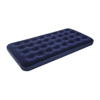 Matelas Gonflable Floque Horizon Twin  1 Place  Bleu