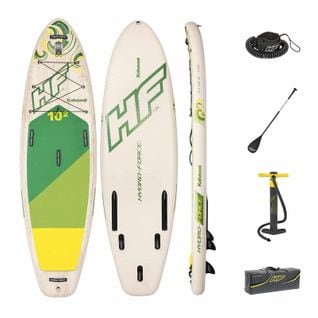 Planche Paddle Surf Gonflable Bestway Hydro-force Kahawai 310x86x15 Cm Avec Aviron, Pompe Et Sac