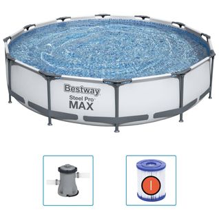 Ensemble De Piscine Steel Pro Max 366x76 Cm