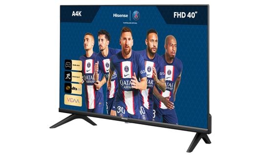 TV LED Hd 40a4k - 40'' (100 Cm) - Full Hd - Smart TV - Dolby Audio - 2x Hdmi - 2x Usb - Noir