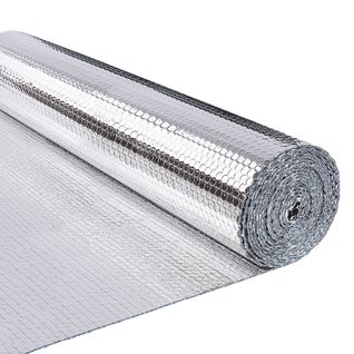 Isolant Thermique à Bulle Double Couche Aluminium Radiateur Reflecteur 1.22x10m