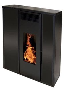 Poêle À Granule Tessa 10 Kw Étanche Noir - Interstoves - T10kwn