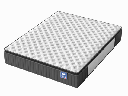 Matelas ressorts ensachés 140x200 cm accueil mémoire de forme ép.30 cm