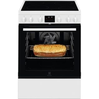 Cuisinière Dessus Vitrocéramique 4 foyers Blanc - Lkr64890aw