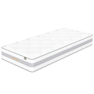 Matelas à Ressorts 90x200cm, 25cm Épaisseur, Matelas 7 Zones