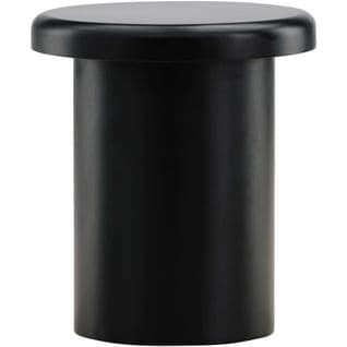 Bout De Canapé Rond 40 Cm Noir Namsos