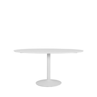 Taco Elipse - Table À Manger En Bois 160x110 - Couleur - Blanc