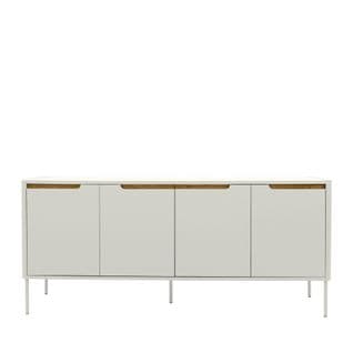 Switch - Buffet En Bois 4 Portes L173cm - Couleur - Blanc