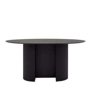 Rod - Table à Manger En Bois 160x110 - Couleur - Noir