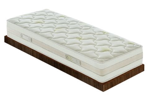 Matelas Mousse 80x200 - Accueil Mémoire De Forme - Hauteur 25 Cm - Housse Amovible - Modèle Ibiza