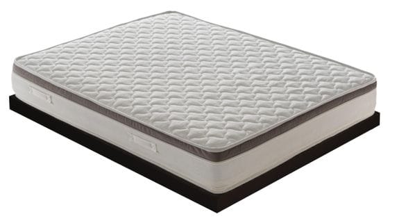 Matelas Ressorts Ensachés 160x190 Accueil Mémoire De Forme - Epaisseur 27 Cm - Housse Amovible