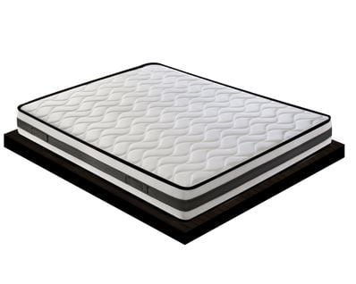 Matelas Mousse 180x200 cm FENIS - Epaisseur 20 Cm - Réversible - Côté Été/hiver