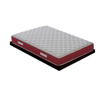 Matelas Ressorts Ensachés 140x190 cm DOMY - Accueil Mousse HR - Epaisseur 21 Cm