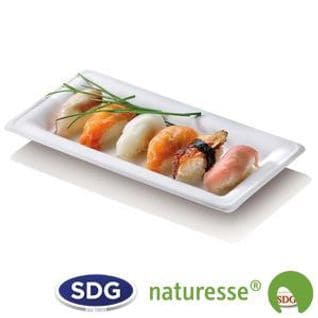 Assiette En Pulpe De Cellulose Elégance 26x13 Cm - Lot De 500 - Sdg