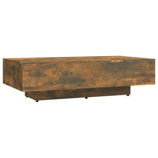 Table Basse Chêne Fumé 100x49,5x31 Cm Bois D'ingénierie