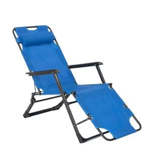 Bain De Soleil Chaise Longue Pliante De Plage Multipositions Sunshine