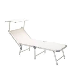 Bain De Soleil De Jardin Transat Piscine Pliant En Aluminium Maliss