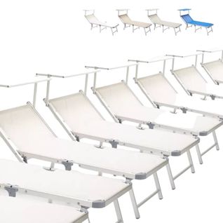 Lot De 20 Bain De Soleil Jardin Transat Piscine Pliant Moderne Maliss