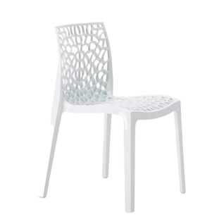 Lot De 22 Chaises Empilable Intérieur Extérieur Moderne Design Zen