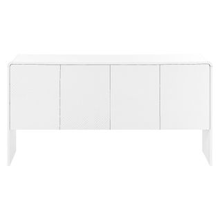 Buffet De Style Minimaliste Avec Grand Espace De Rangement, (blanc)