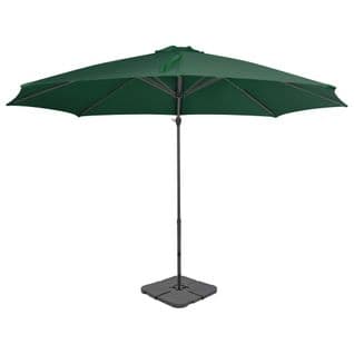 Parasol Avec Base Portable Vert