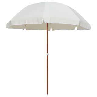 Parasol Avec Mât En Acier 240 Cm Sable