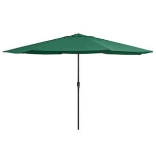 Parasol D'extérieur Avec Mât En Métal 400 Cm Vert