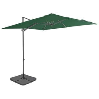 Parasol Avec Base Portable Vert