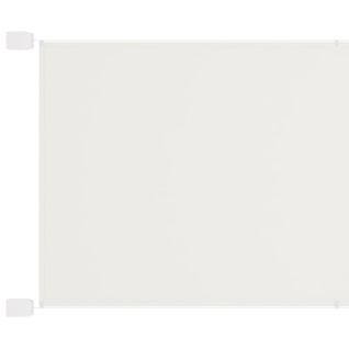 Brise-Vue Vertical Blanc 200x420 Cm Tissu Oxford