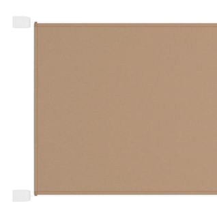 Brise-Vue Vertical Taupe 140x420 Cm Tissu Oxford