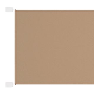 Brise-Vue Vertical Taupe 60x600 Cm Tissu Oxford