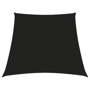 Voile De Parasol Tissu Oxford Trapèze 3/4x3 M Noir