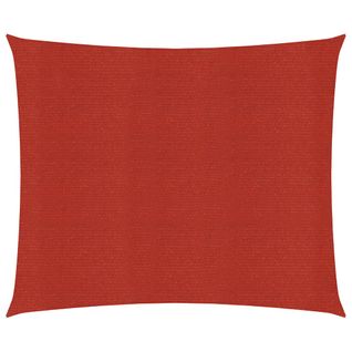 Voile D'ombrage 160 G/m² Rouge 5x5 M Pehd