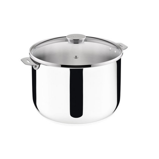 Marmite Inox 24cm + Couvercle En Verre - 012138020524