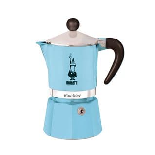 Cafetière italienne 6 Tasses Rainbow Bleu