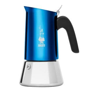 Cafetière Induction 4 Tasses Venus Bleue En Inox