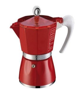 Cafetière Italienne 6 Tasses Rouge - 103006ro