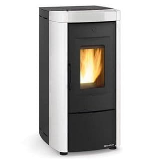 Poêle à Granulés De Bois 7kw Blanc/noir - Moiraevoblanc