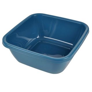 Bassine Carrée "bassin" 9l Bleu Paon