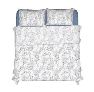 Parure De Lit Eucalypto En Coton - Drap De Lit 150x290 Cm, Drap Housse 90x200 Cm