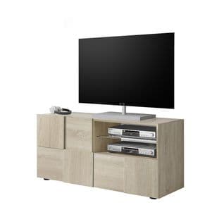 Meuble TV Petit 1 Porte Et 1 Tiroir - L121 Cm