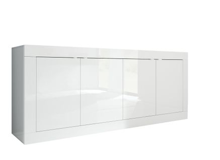 Buffet 4 portes L.207 BRIGHT blanc laqué