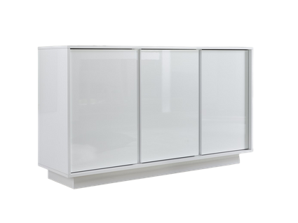 Buffet Milano Laqué Blanc Brillant 138cm