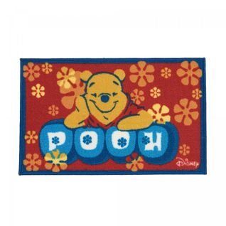 Tapis Enfant 50x80 Lavable 30° Winnie D Rouge