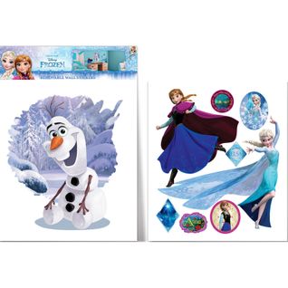 Grand Sticker Olaf Elsa Et Anna La Reine Des Neiges Frozen Disney