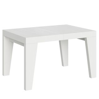 Table Extensible 90x130/390 Cm Naxy Frêne Blanc