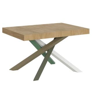 Table Extensible 90x130/234 Cm Volantis Chêne Nature Cadre 4/a