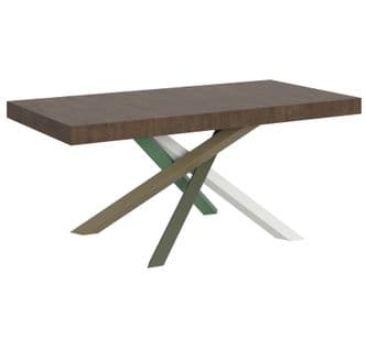 Table Extensible 90x180/284 Cm Volantis Noyer Cadre 4/a